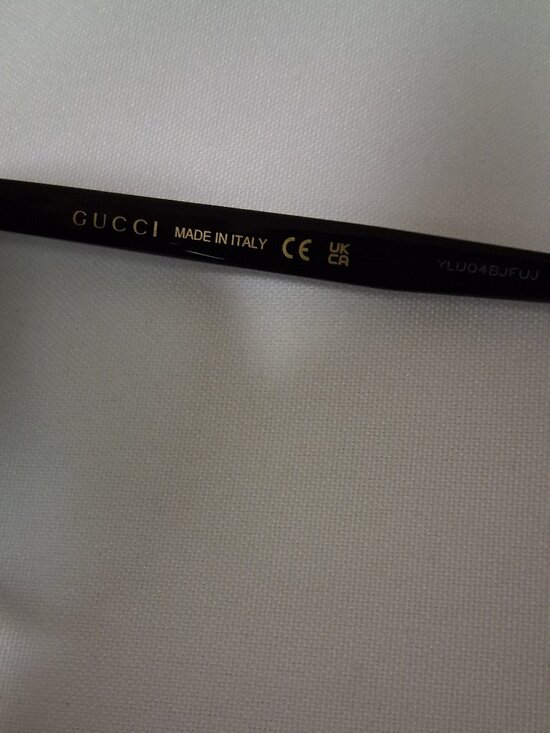 Gucci Women’s Lightness Square Sunglasses – Black/Grey – GG0022S-001-57 – NWOT main image 6
